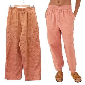 Free People Movement Flipside Textured Pants Sedona Sunrise Size Small Beachy